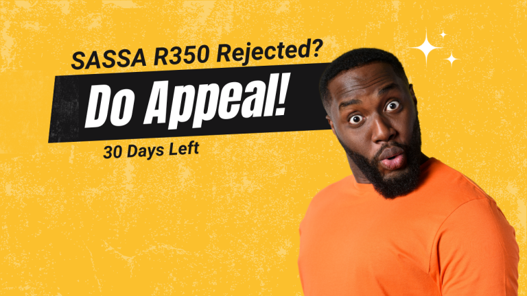 SASSA R350 Grant Appeal [30 Days Left]