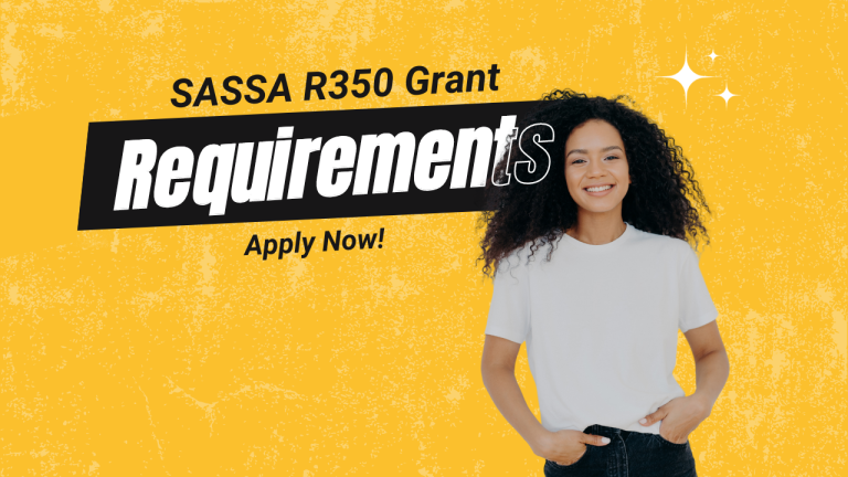 SASSA R350 GRANT Requirements [Apply if you Fulfill]