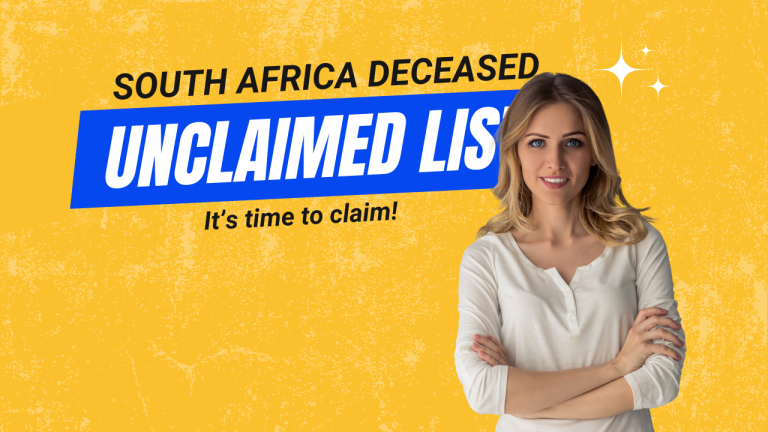 Unclaimed Funds for Deceased in South Africa
